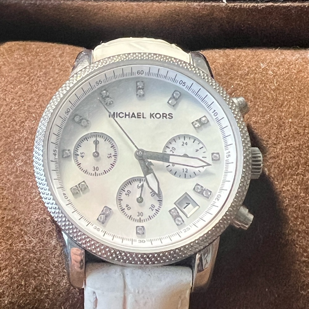 Michael Kors white watch